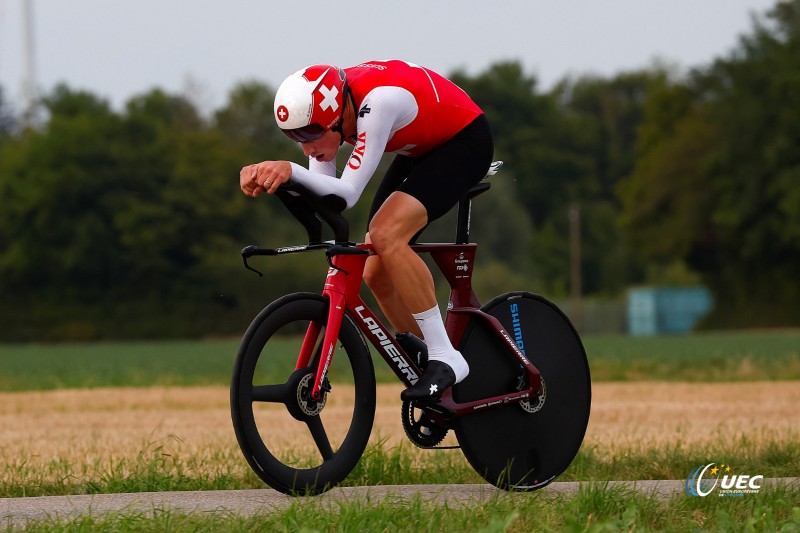 European Championships Munich 2022 - 2022 UEC Road Elite European Championships - Men's ITT - 17/08/2022 - Stefan Kung (SUI) - photo Luca Bettini/UEC/SprintCyclingAgency?2022